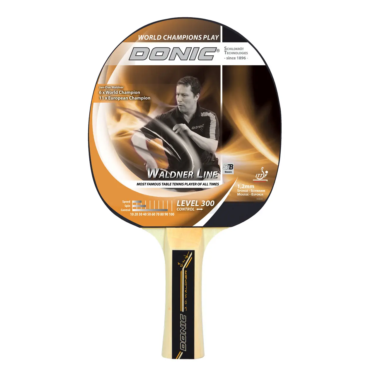Raquete de tênis de mesa Donic Waldner 300, foto 2