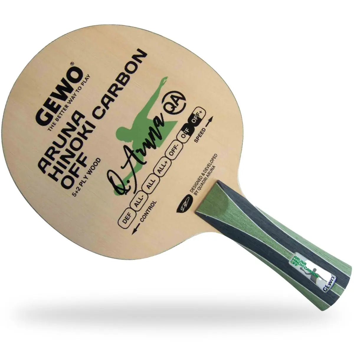 Gewo Aruna Hinoki Carbon OFF table tennis paddle