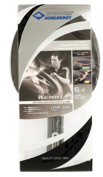 Raquete de tênis de mesa Donic Waldner 3000 Level