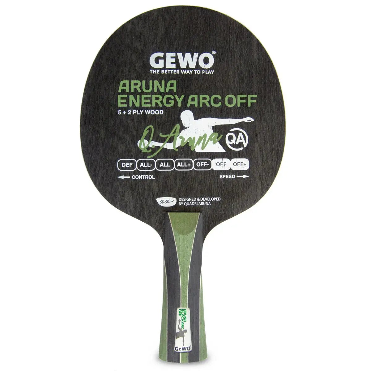 Gewo Aruna Energy ARC OFF table tennis paddle, photo 2