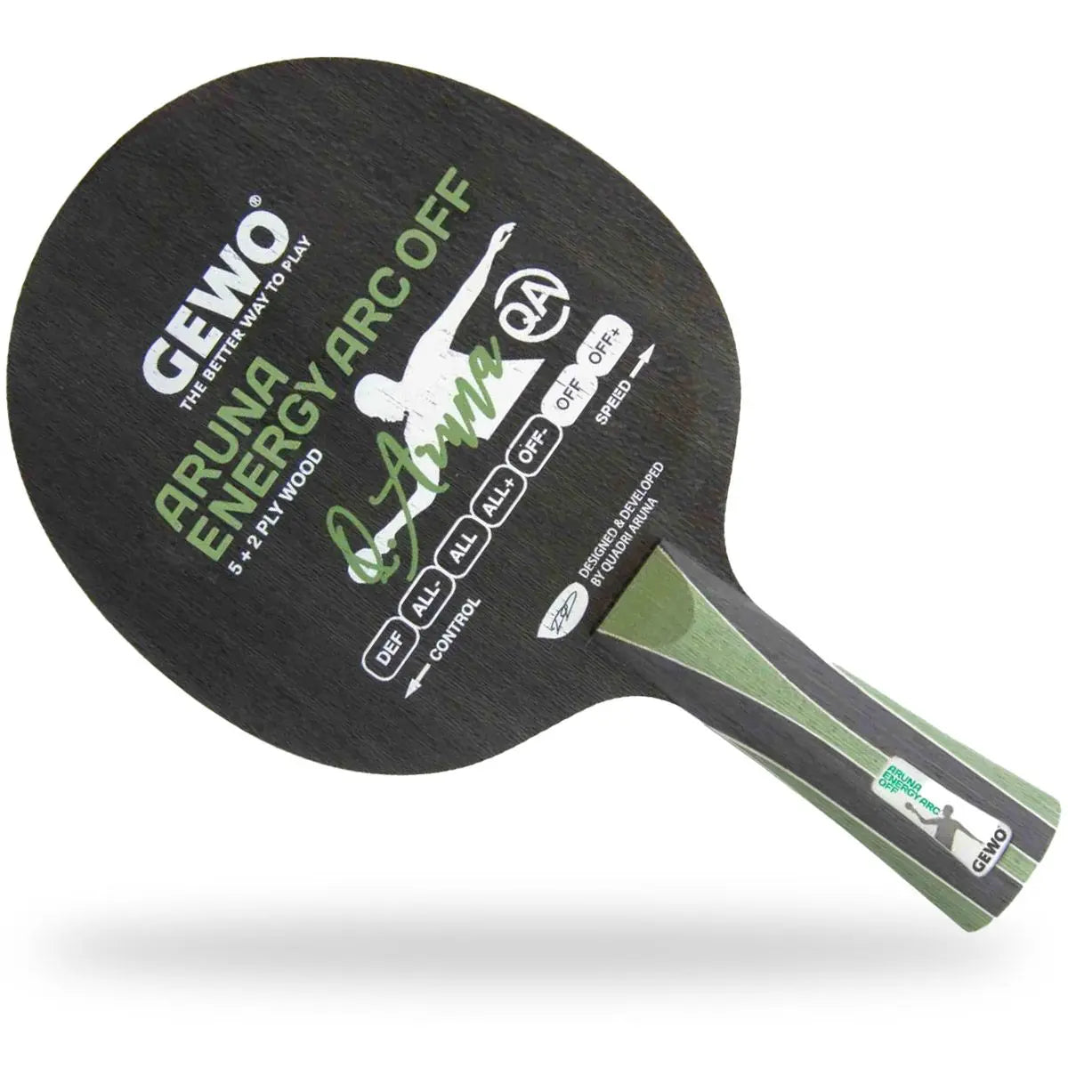 Gewo Aruna Energy ARC OFF table tennis paddle