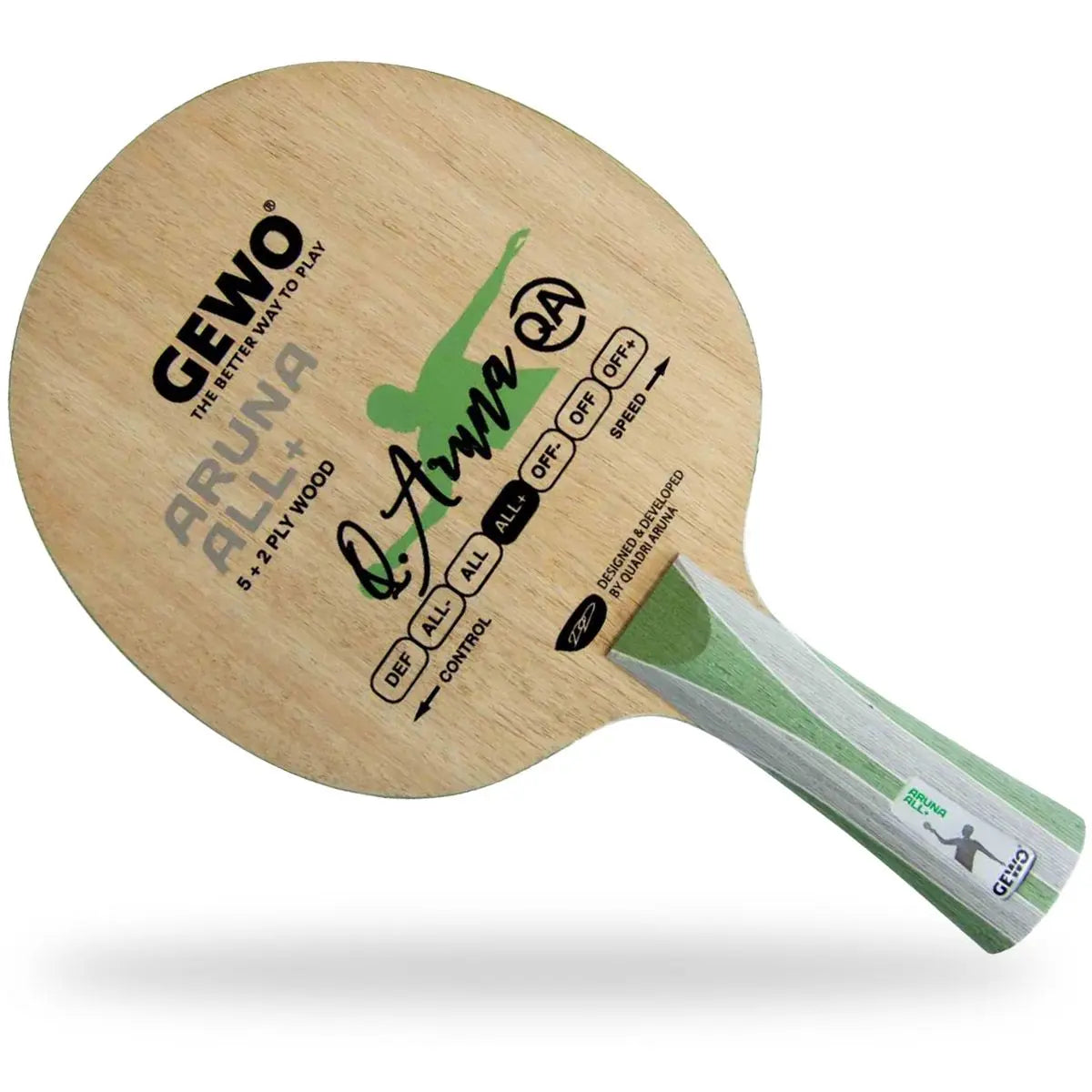 Raquete de tênis de mesa Gewo Aruna Carbon ALL+