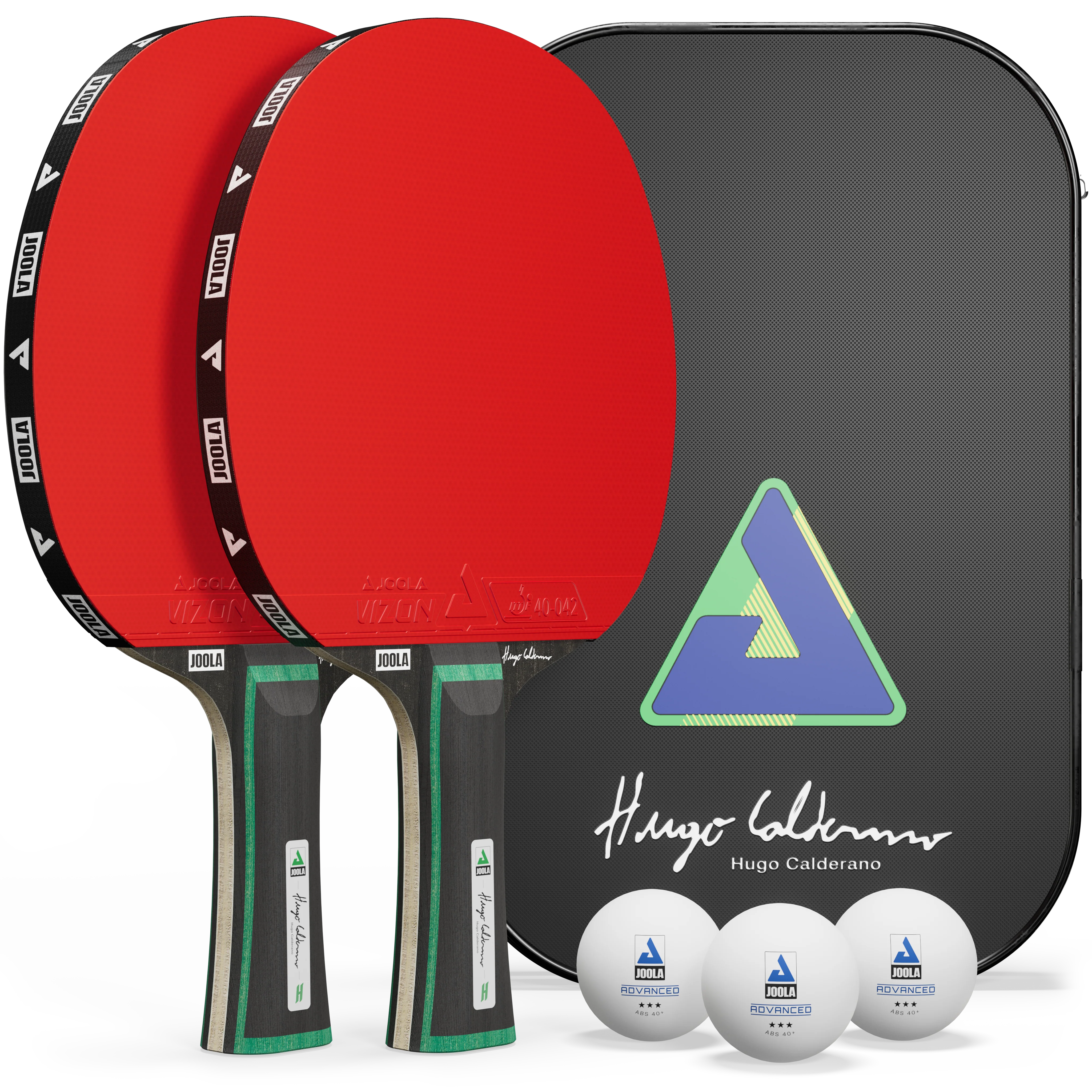 Raquete de tênis de mesa JOOLA Hugo Calderano Edge Set