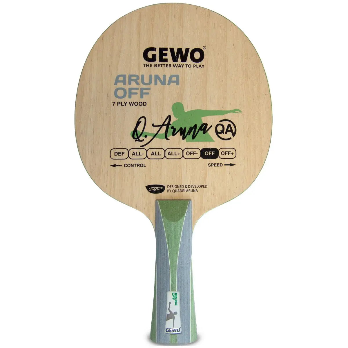 Gewo Aruna OFF table tennis paddle, photo 2