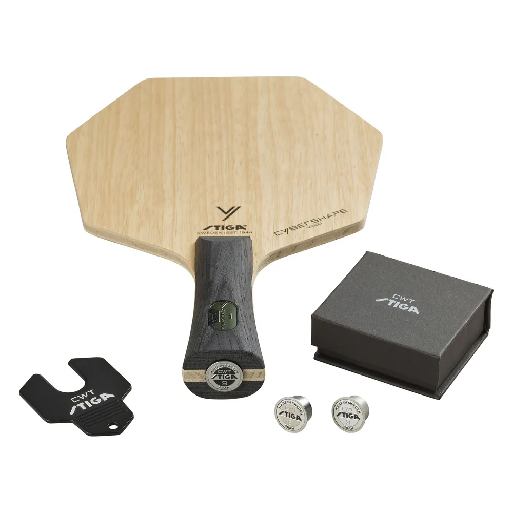 Raquete de tênis de mesa Stiga Cybershape Wood CWT, foto 2