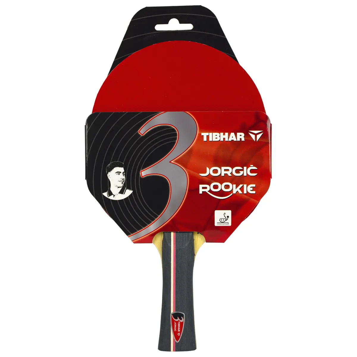 Tibhar Rookie Jorgic table tennis paddle