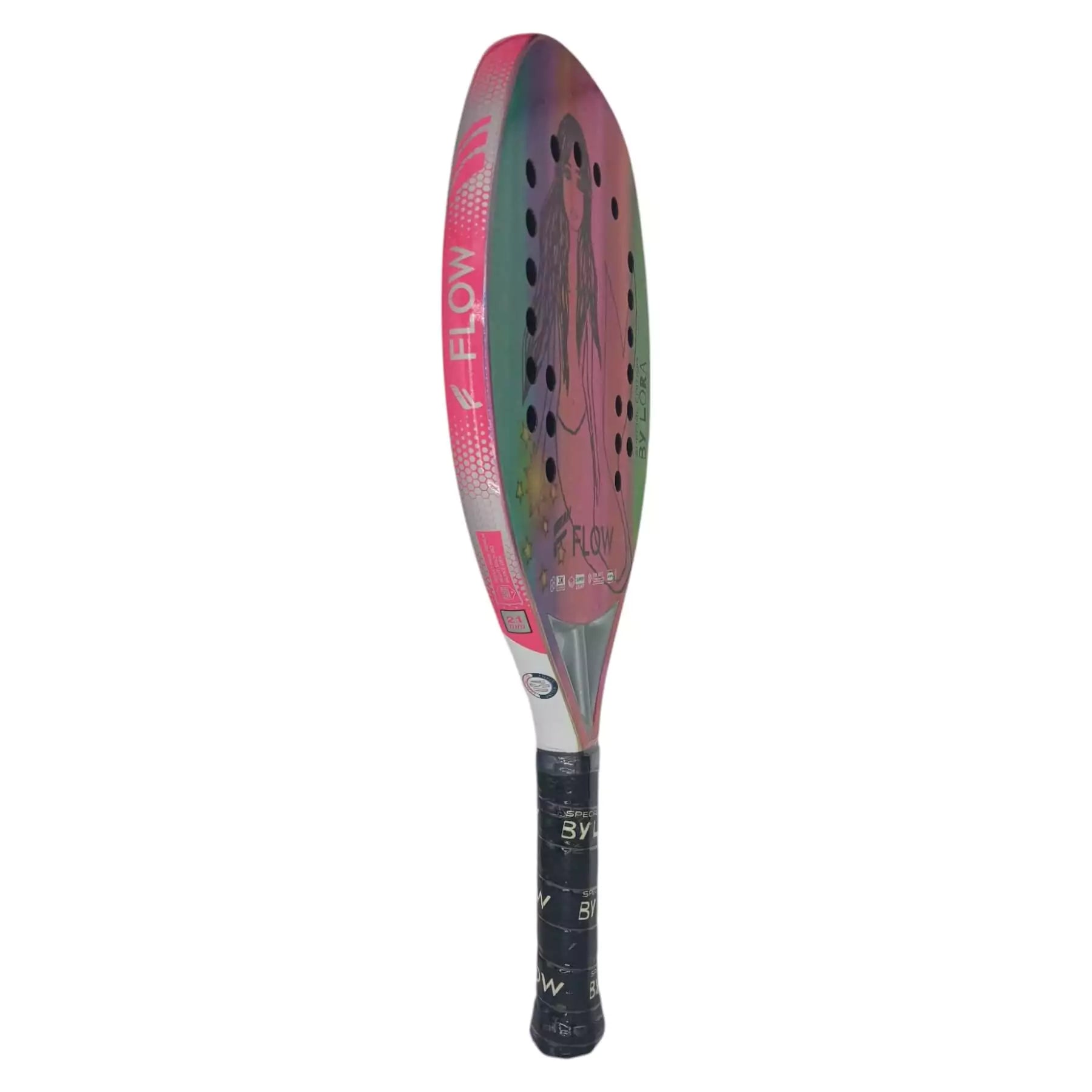 Raquete de beach tennis Flow Lora Carolina Dieckmann Special Edition, foto 2