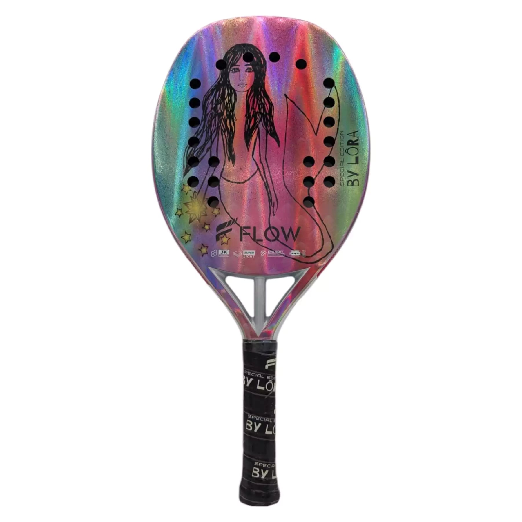 Flow Lora Carolina Dieckmann Special Edition beach tennis racket