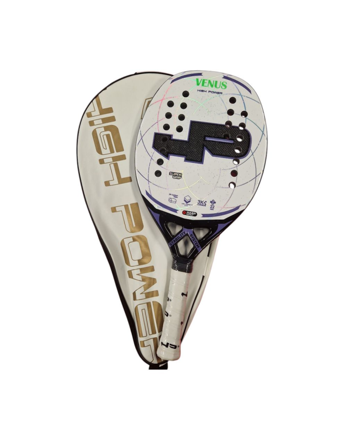 Raquete de beach tennis HP Venus 2026