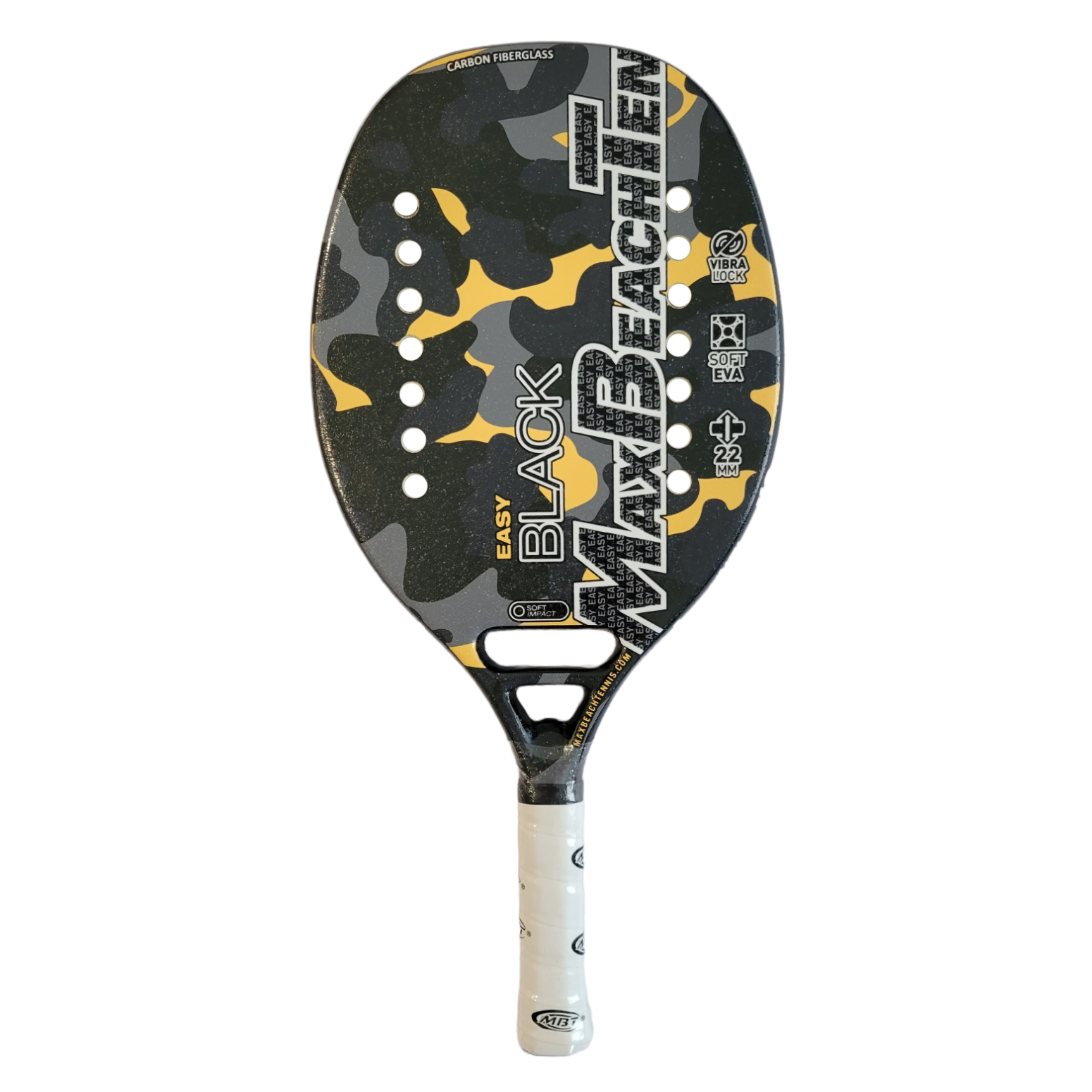 Raquete de beach tennis MBT Easy Black 2022