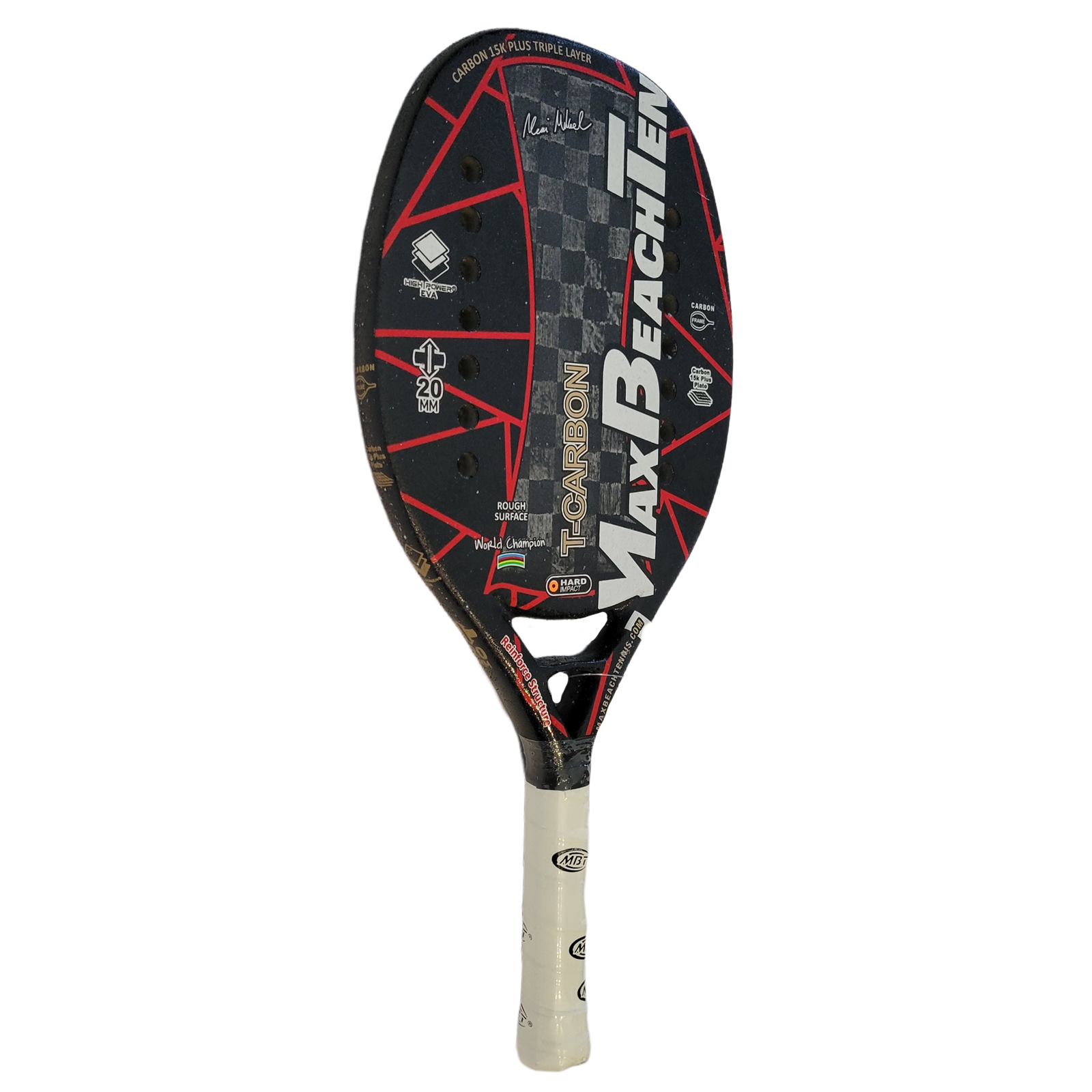 Raquete de beach tennis MBT T-Carbon 2022, foto 2