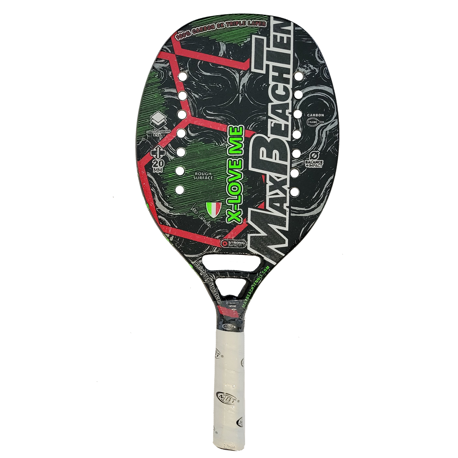 Raquete de beach tennis MBT X-Love Me 2022