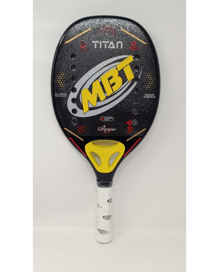 Raquete de beach tennis MBT Titan Yellow