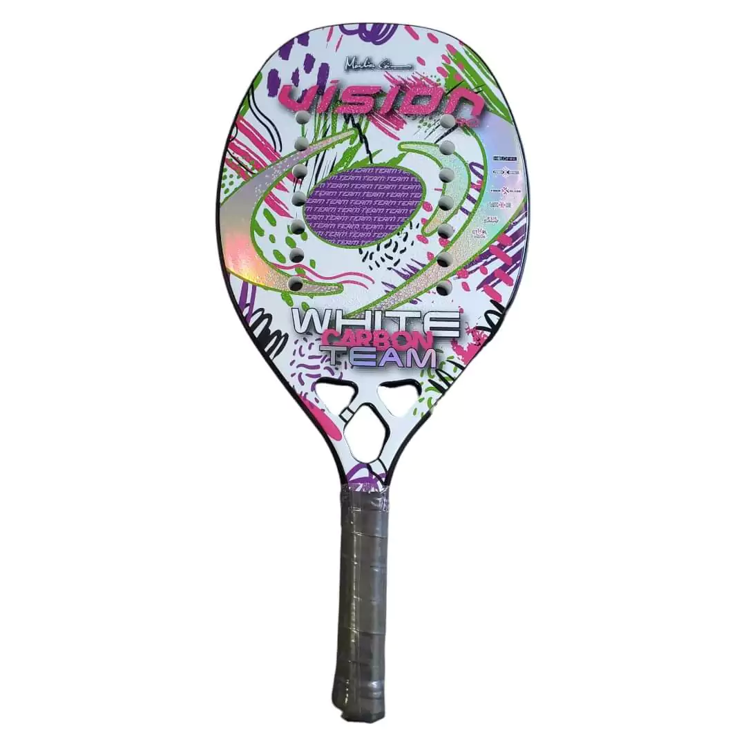 Vision White Carbon Team 2023 beach tennis racket