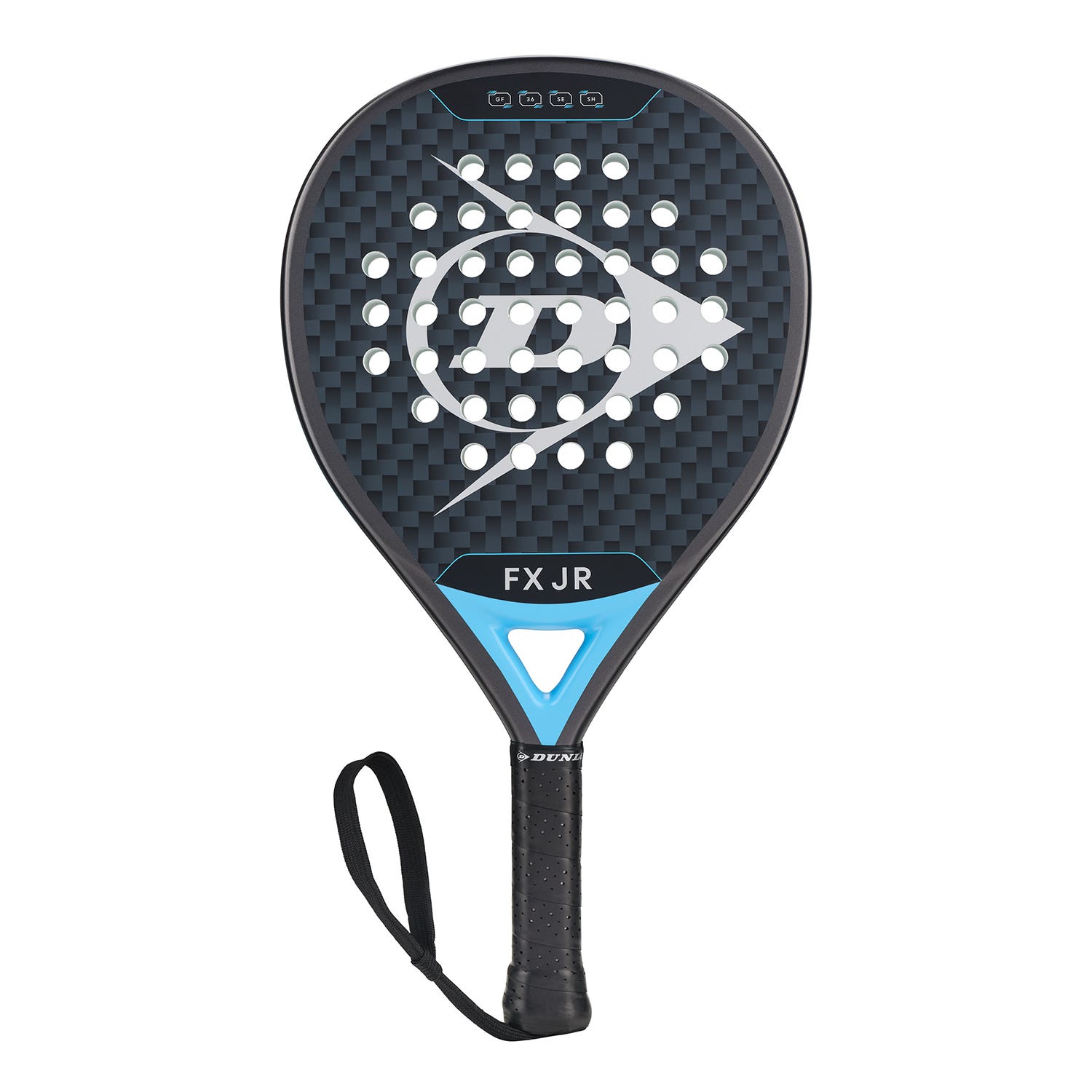 Raquete de padel Dunlop FX Junior Gun Metal Metallic