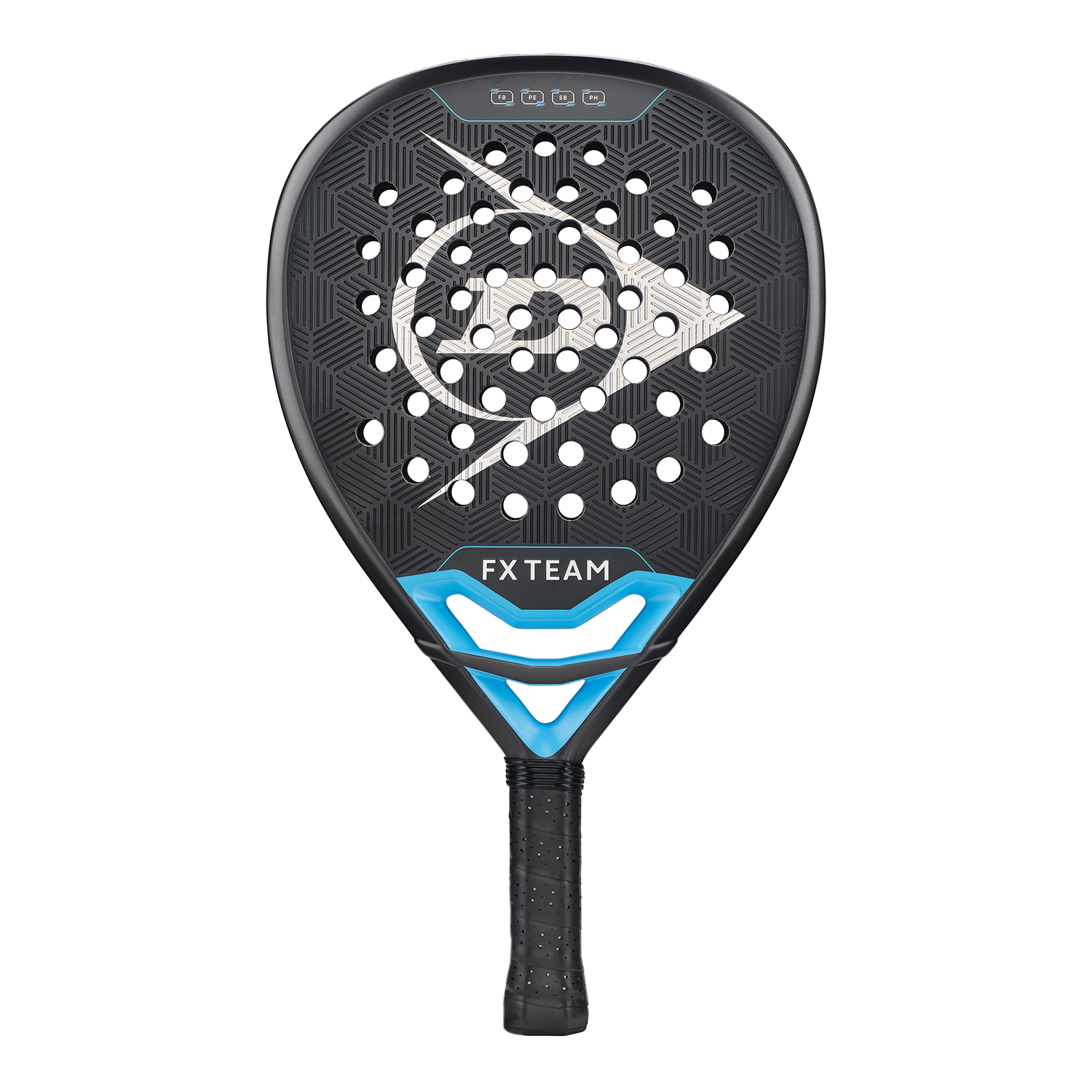Raquete de padel Dunlop FX Team Gun Metal Metallic