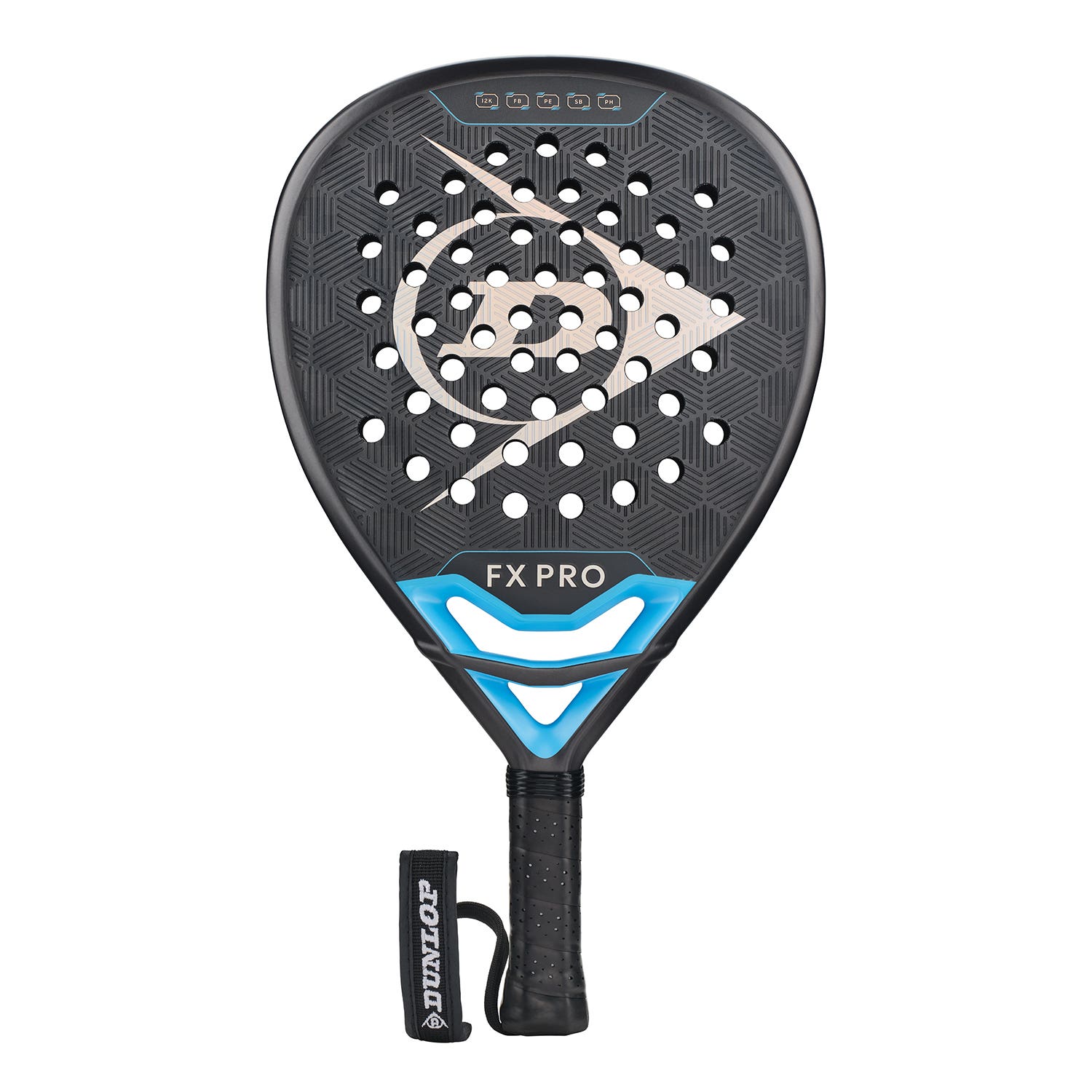 Raquete de padel Dunlop FX Pro Gun Metal Metallic