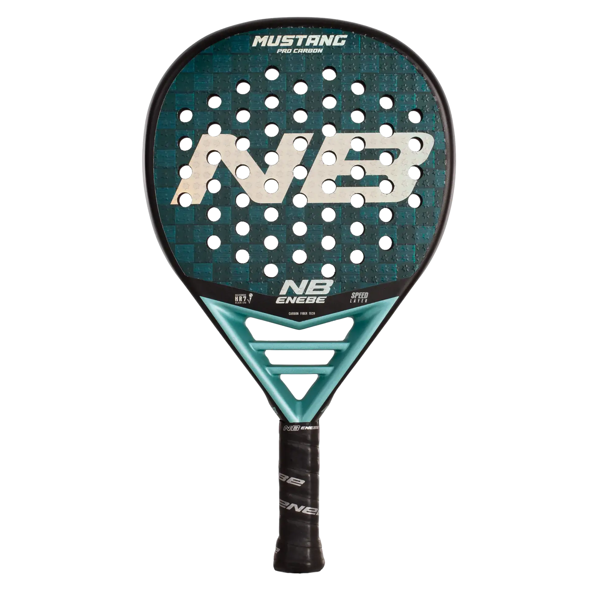 Raquete de padel Enebe Mustang Pro Carbon Esmerald 15K