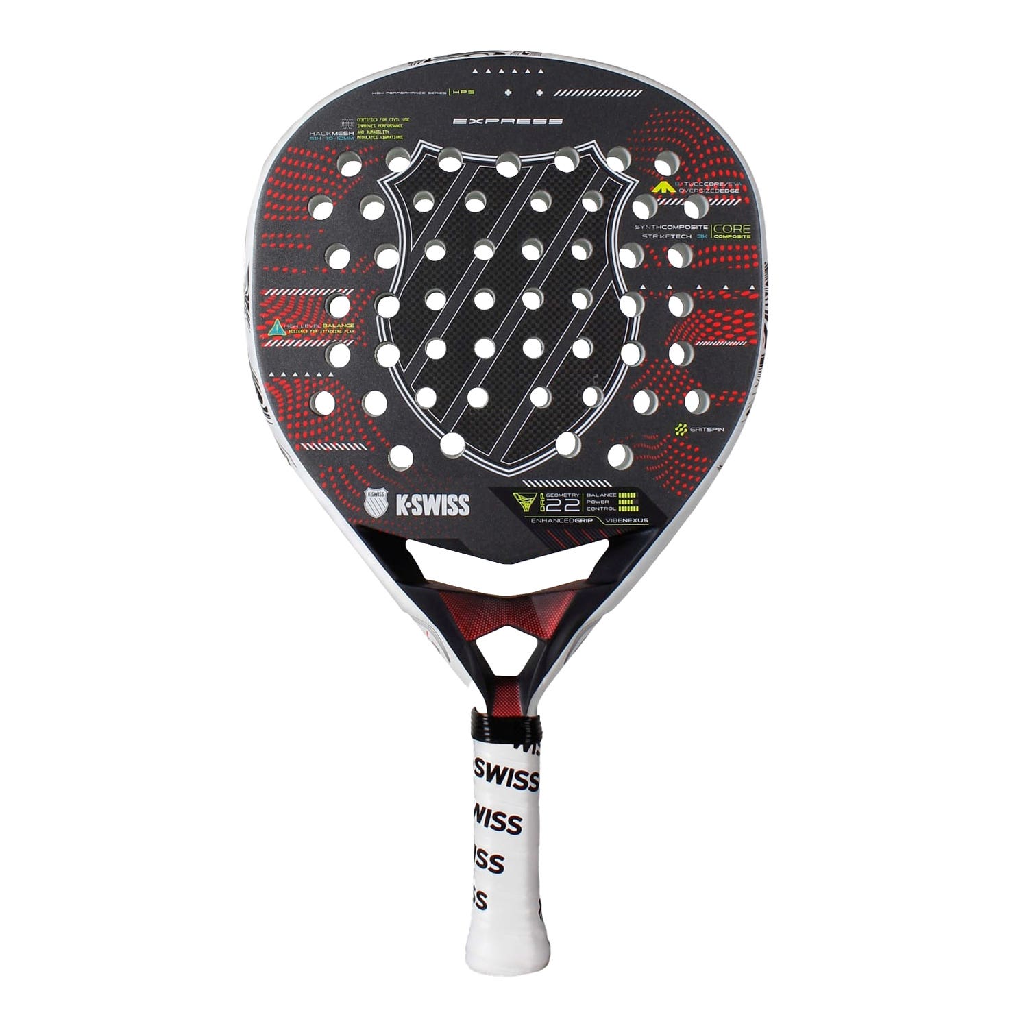 Raquete de padel K-Swiss Express 3K