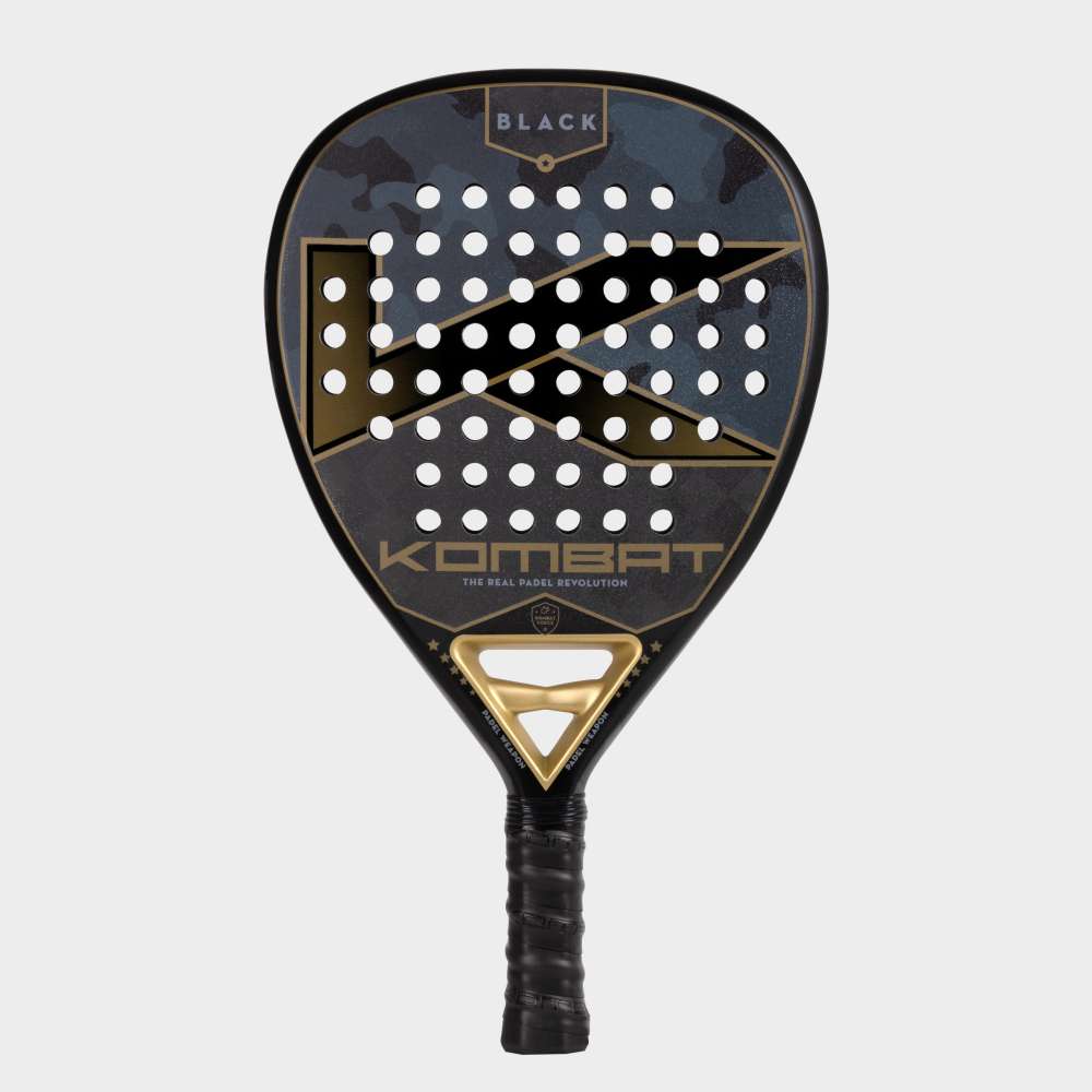 Raquete de padel Kombat Black 18K 2023