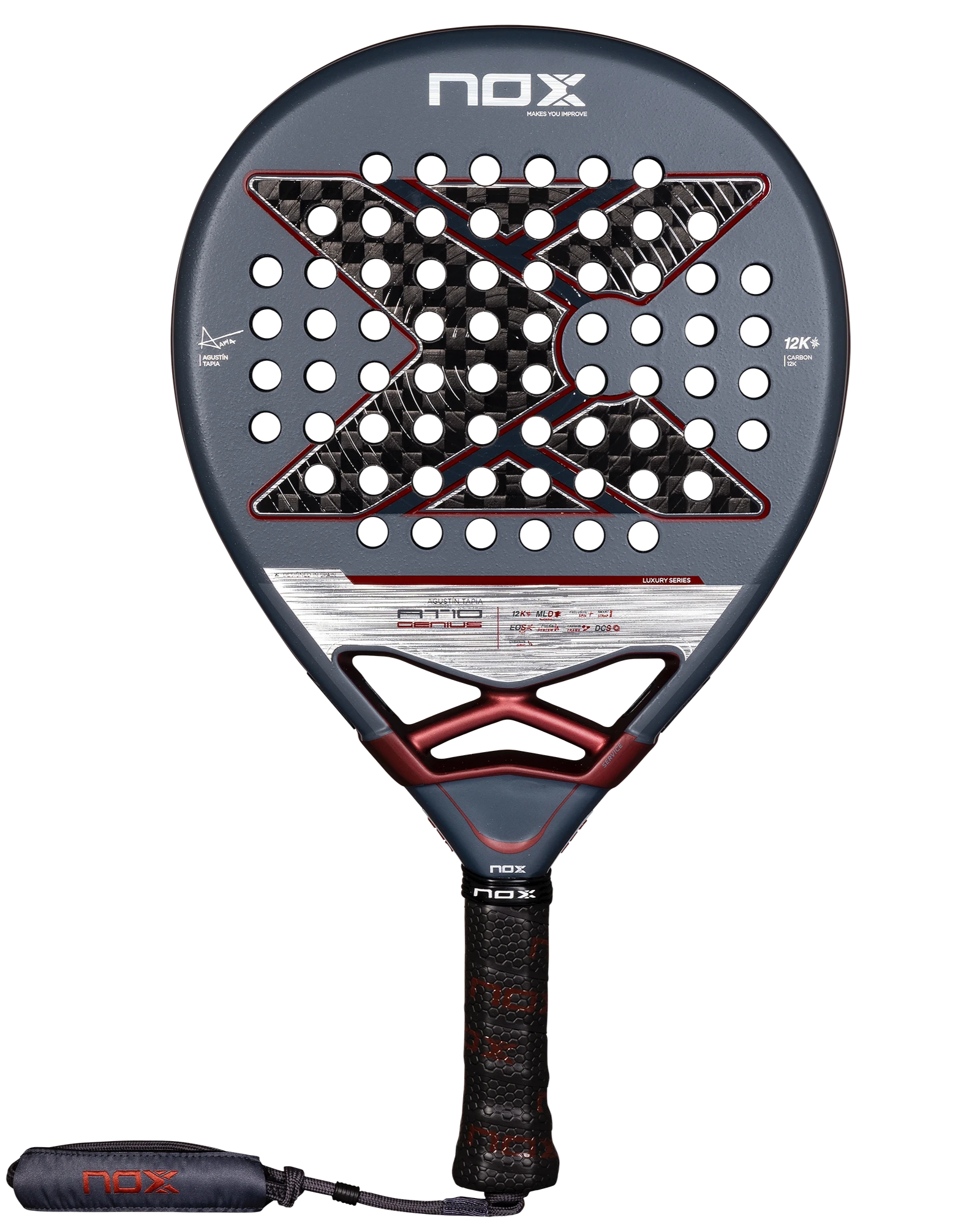 Raquete de padel NOX AT10 Luxury Genius 12K 2025