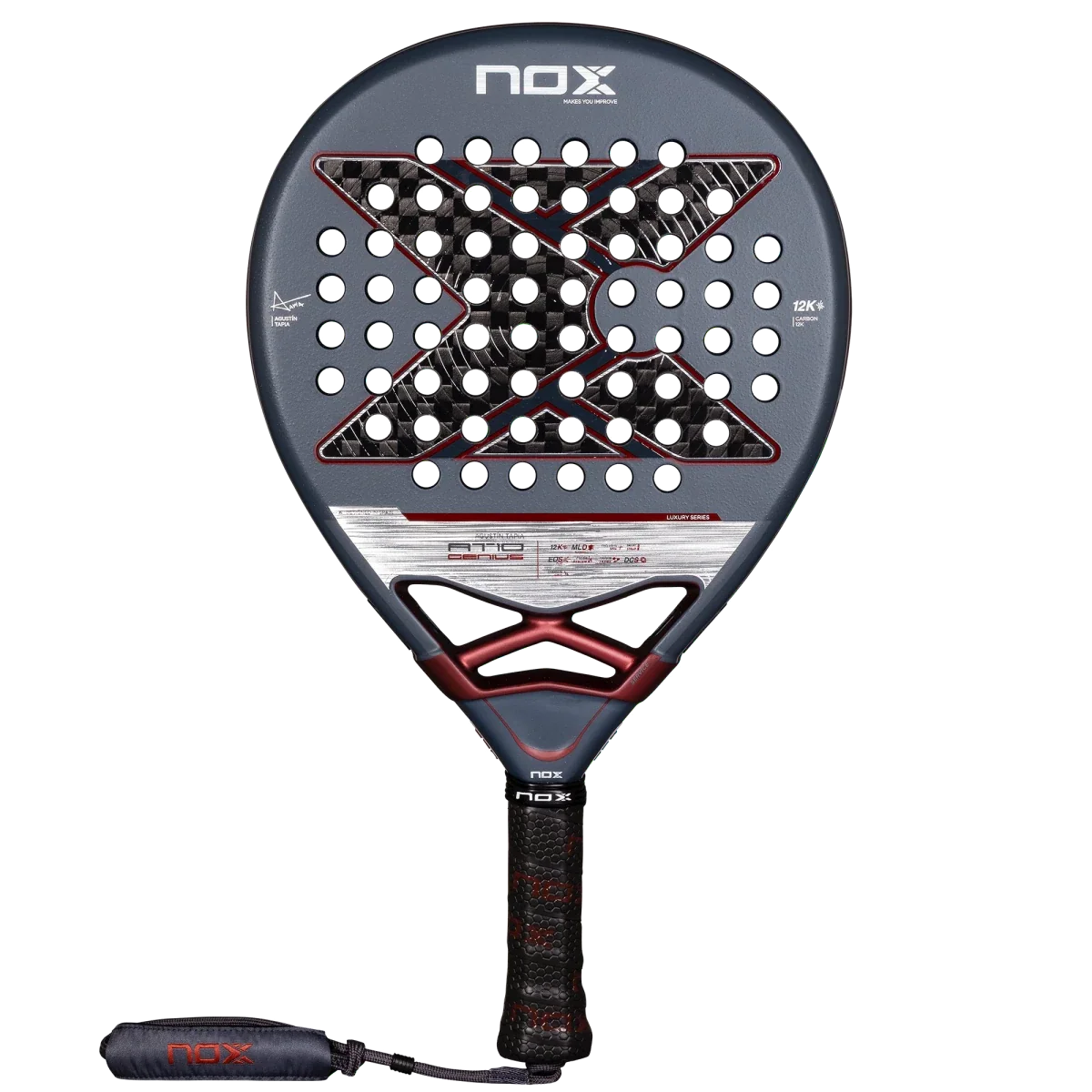 Raquete de padel NOX AT10 Luxury Genius 12K Por 2025