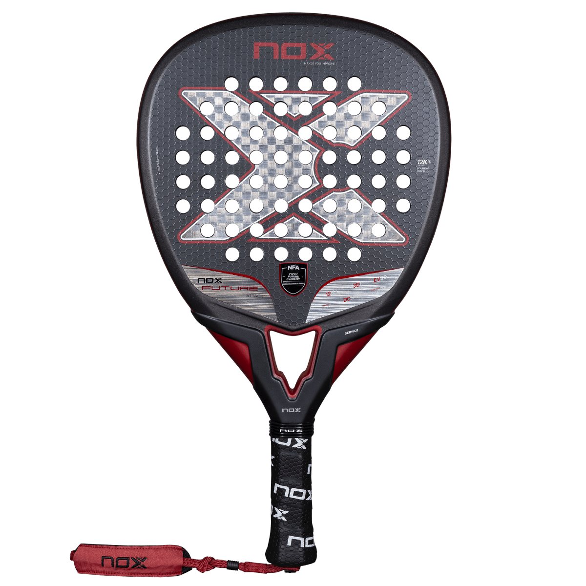 NOX Future Attack 12K Alum 2025 padel racket