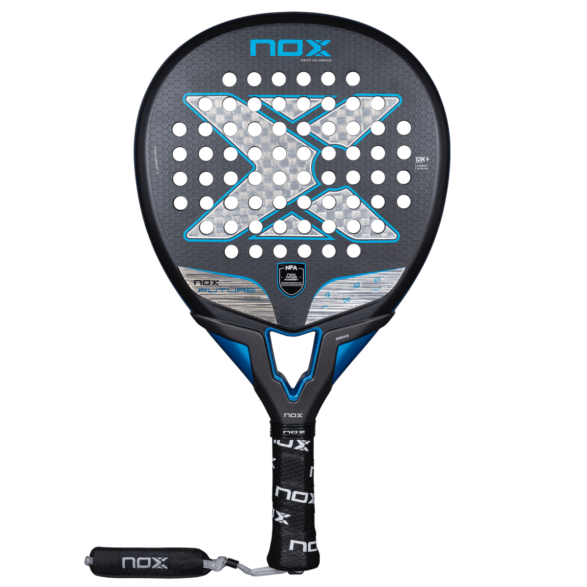 NOX Future Hybrid 12K Alum 2025 padel racket