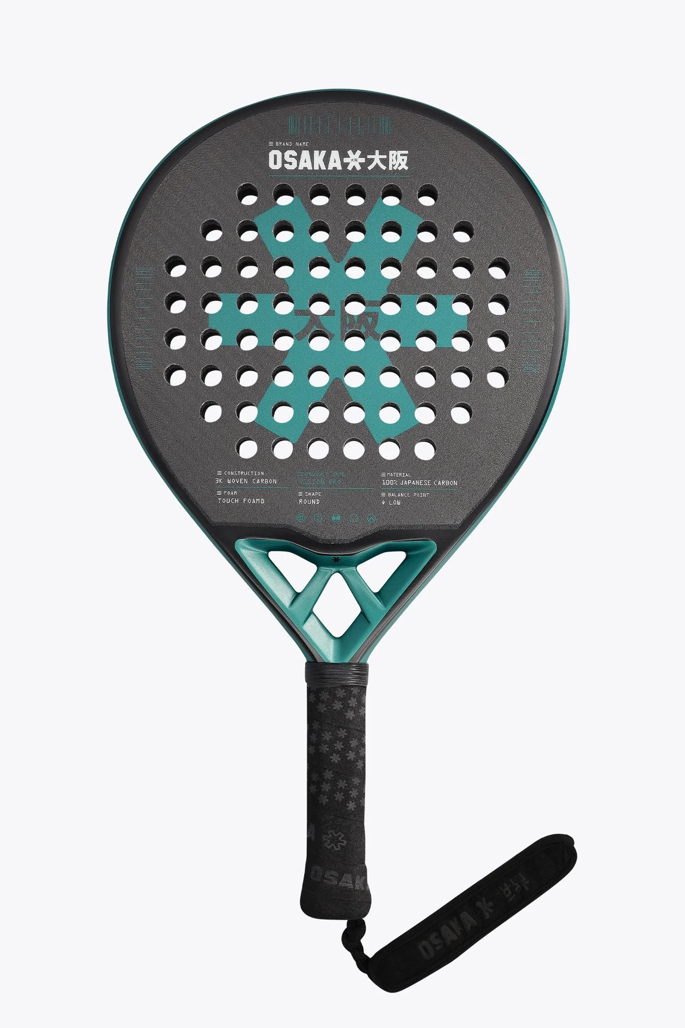 Osaka Vision Pro Control Transformative padel racket