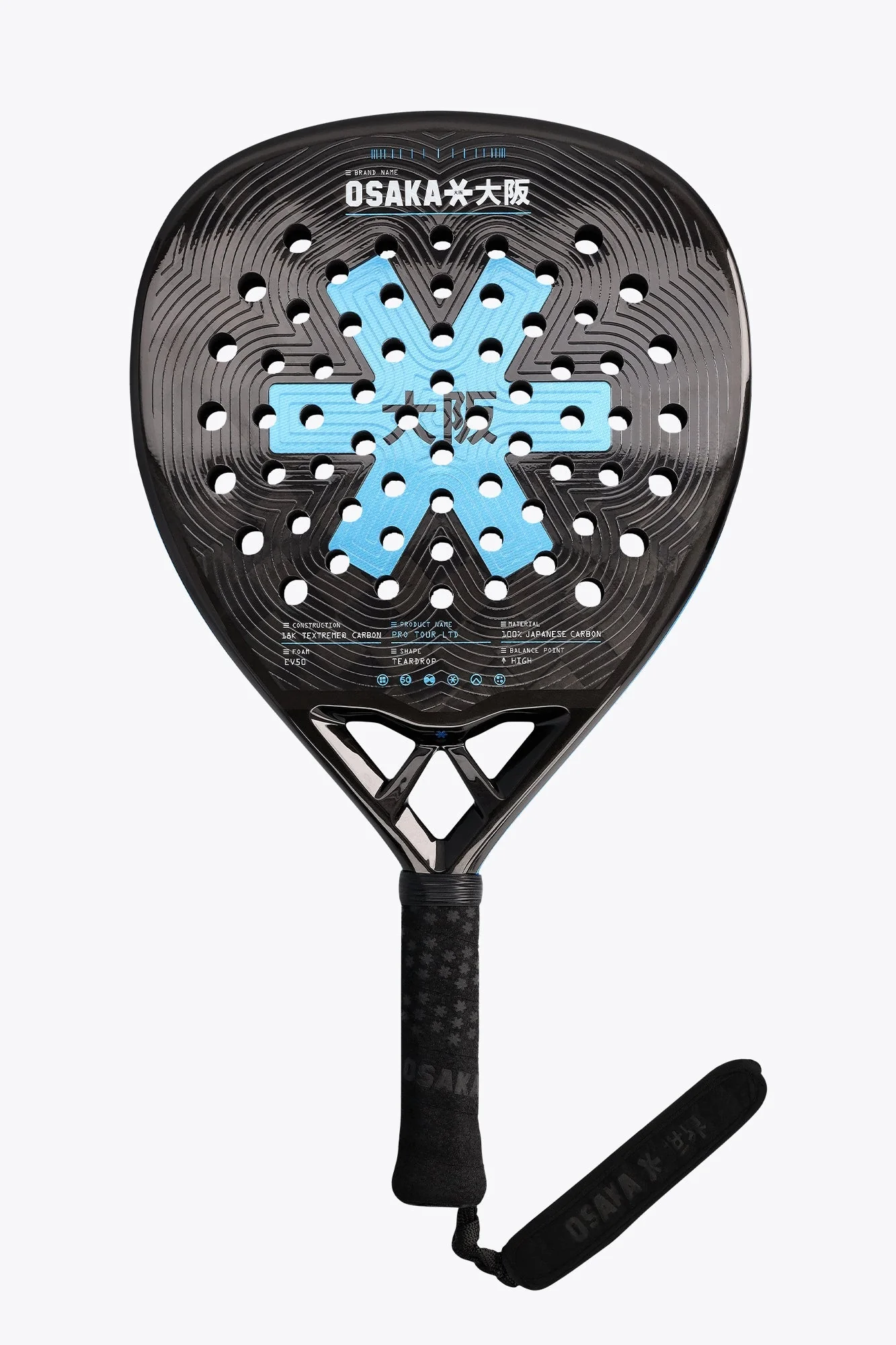 Raquete de padel Osaka Pro Tour LTD Power Lake
