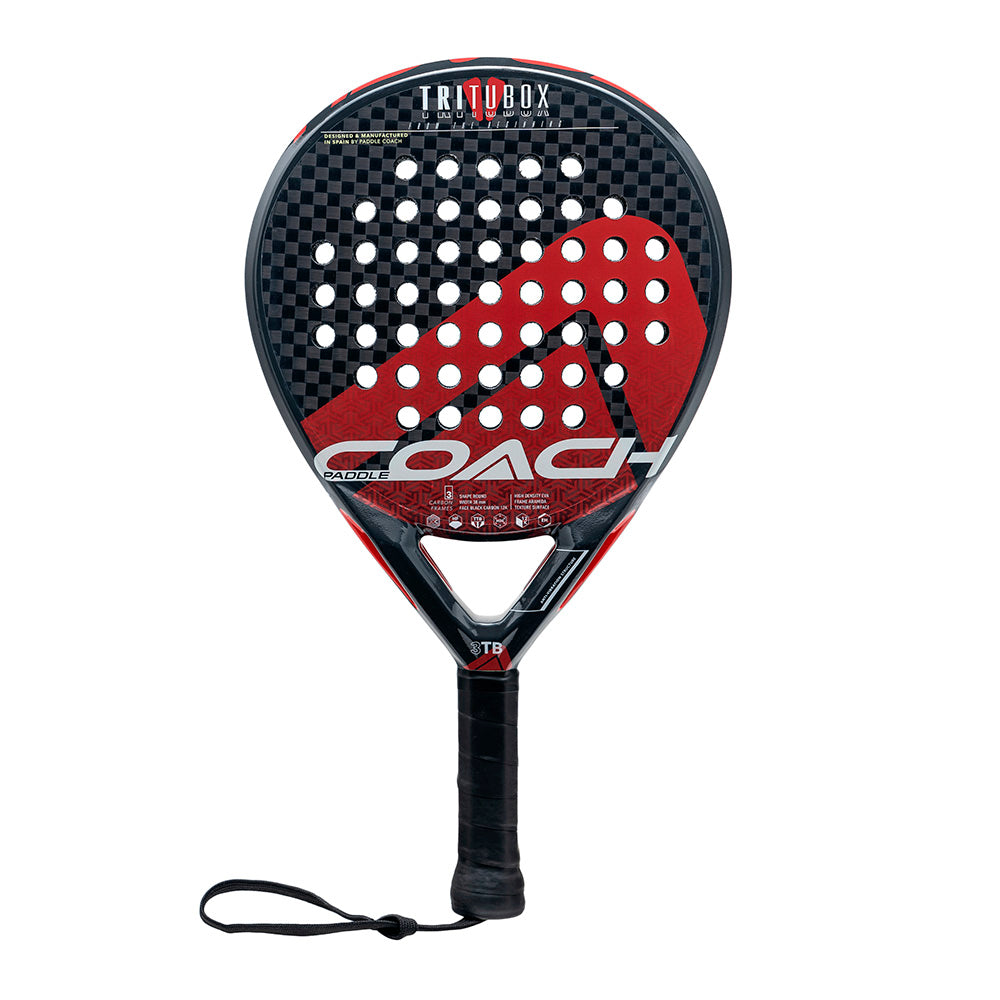 Raquete de padel Paddle Coach Tritubox 12K 2025