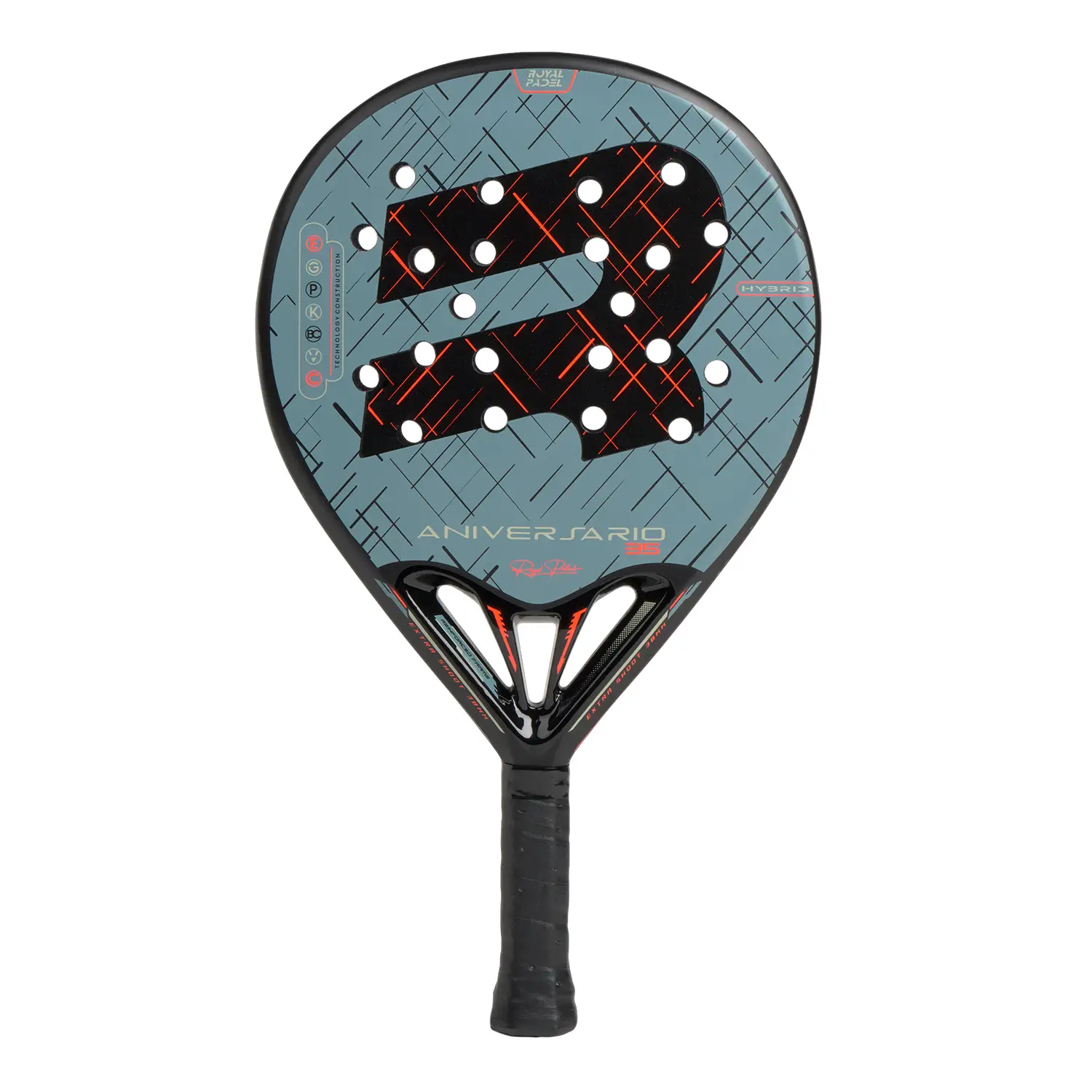 Raquete de padel Royal Padel 35 Aniversario Hybrid 2025