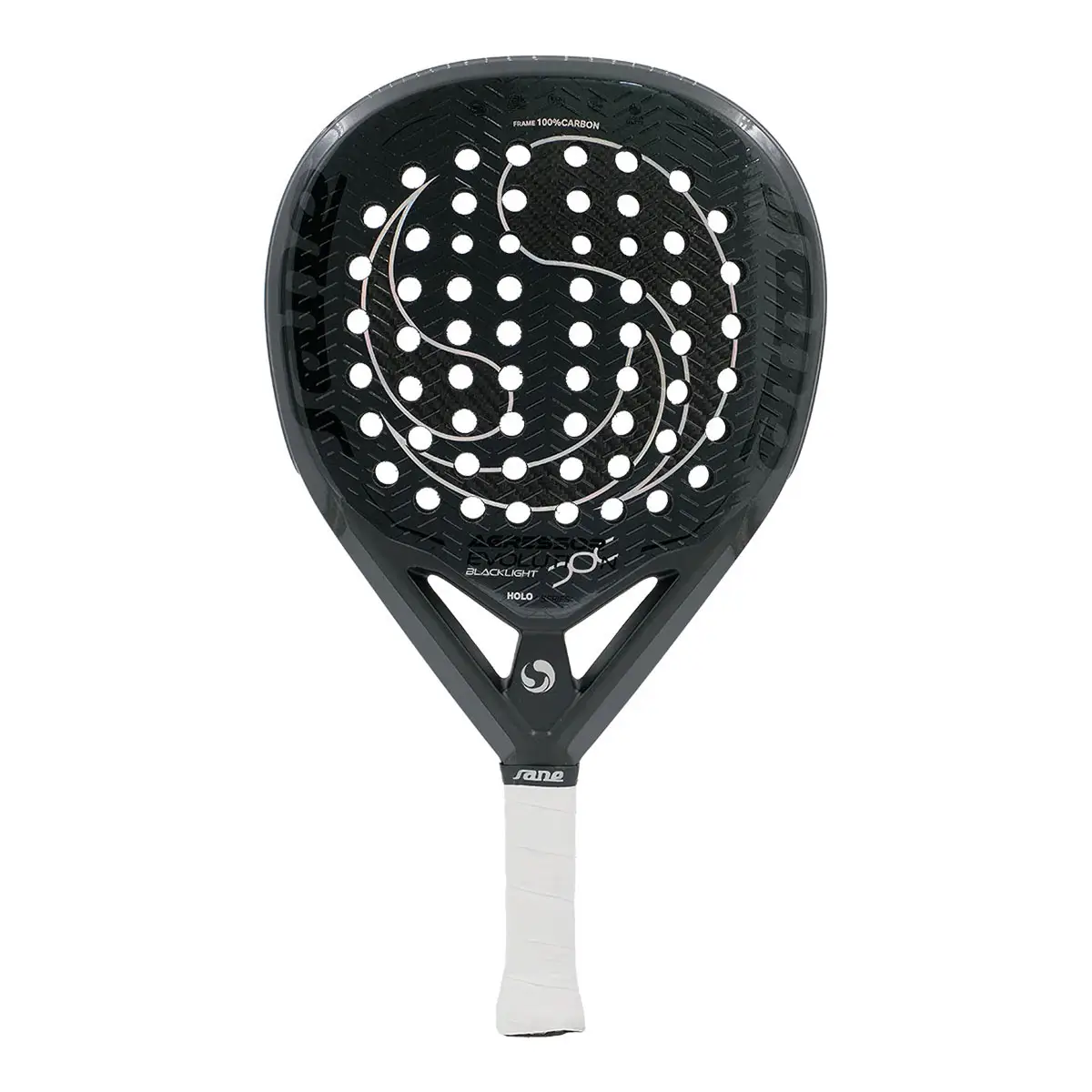 Raquete de padel Sane Agressor Evolution Blacklight