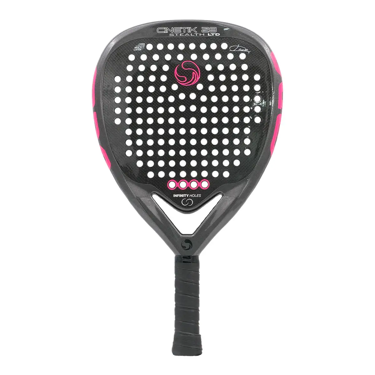 Raquete de padel Sane Cinetik 28 Javi Ruiz-Stealth 3K