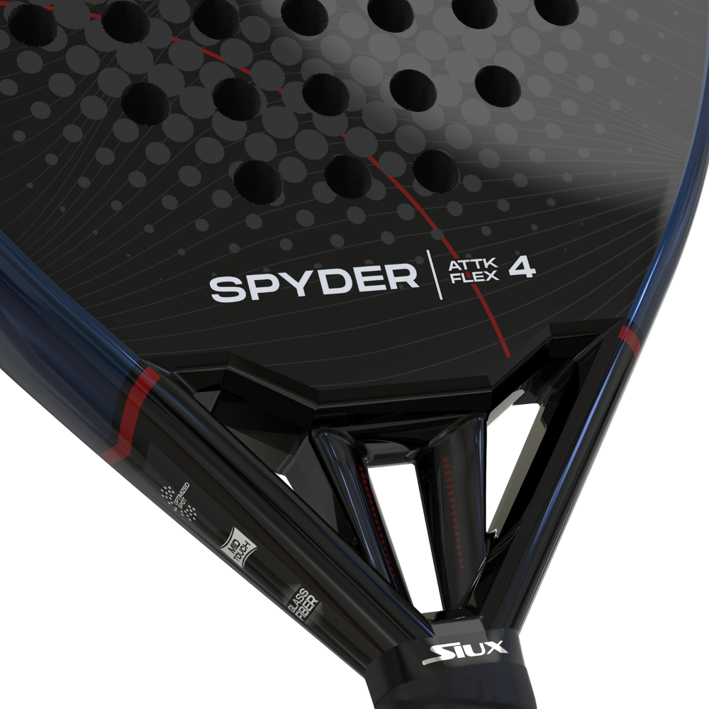 Raquete de padel Siux Spyder 4 Attack Flex 2025, foto 2