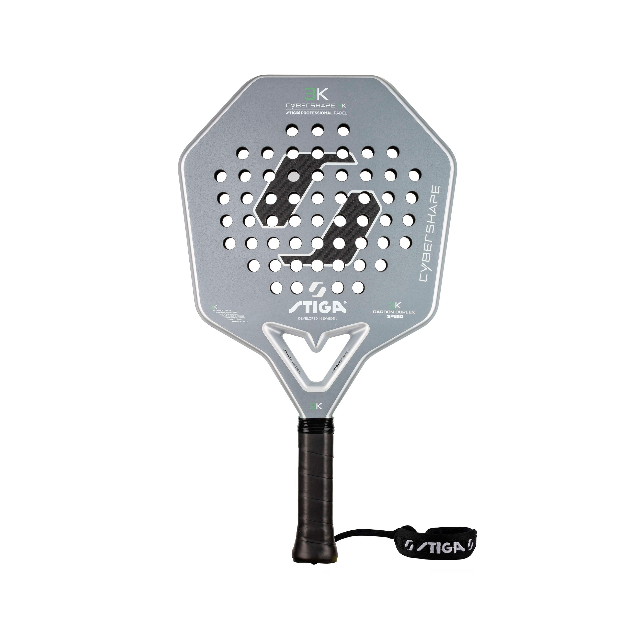 Raquete de padel Stiga 3K 2 Cybershape