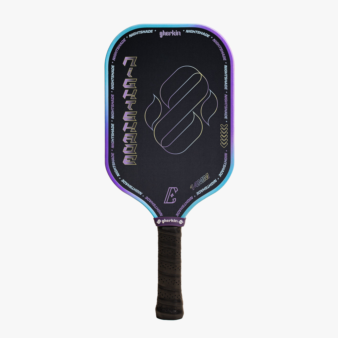 Gherkin Nightshade E 14mm pickleball paddle