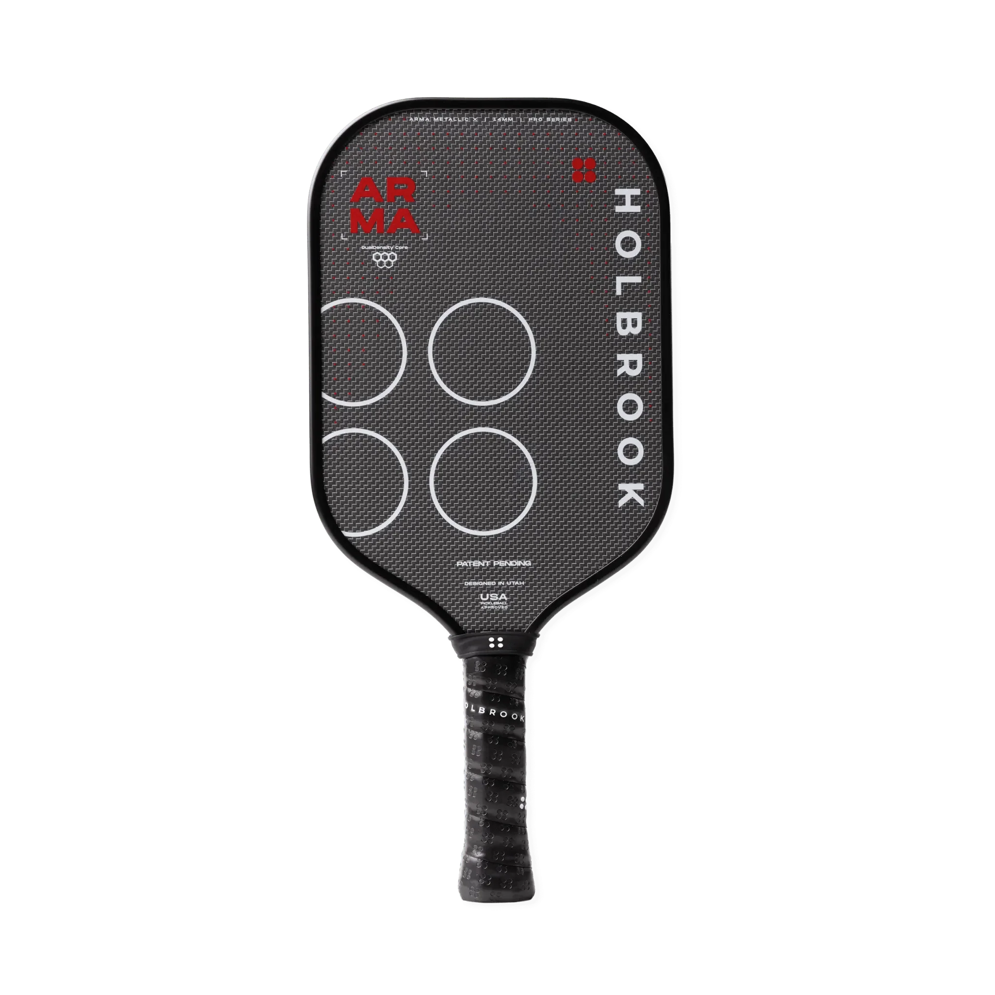 Raquete de pickleball Holbrook Arma X Metallic 14mm