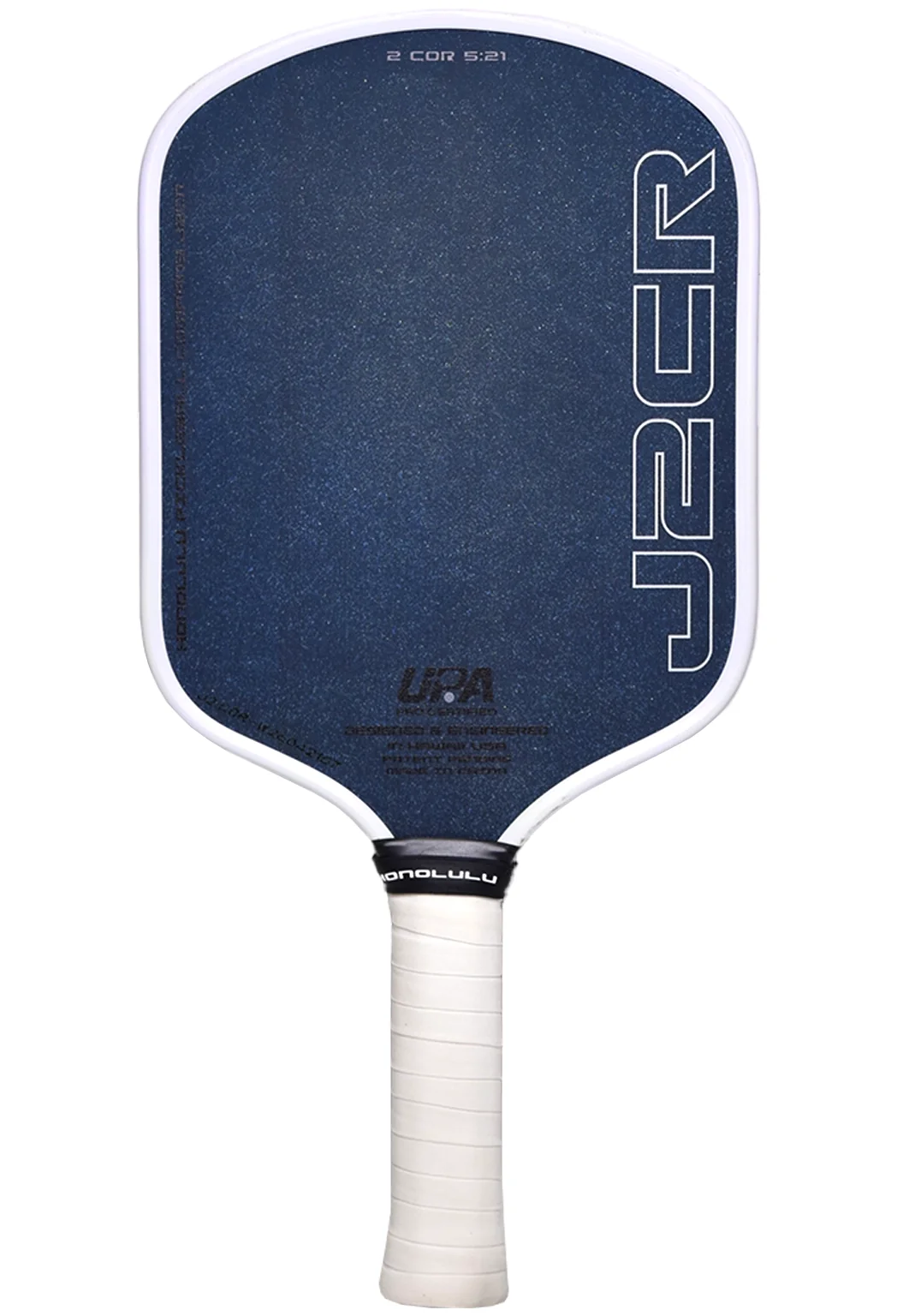 Honolulu J2CR Crystal Blue pickleball paddle
