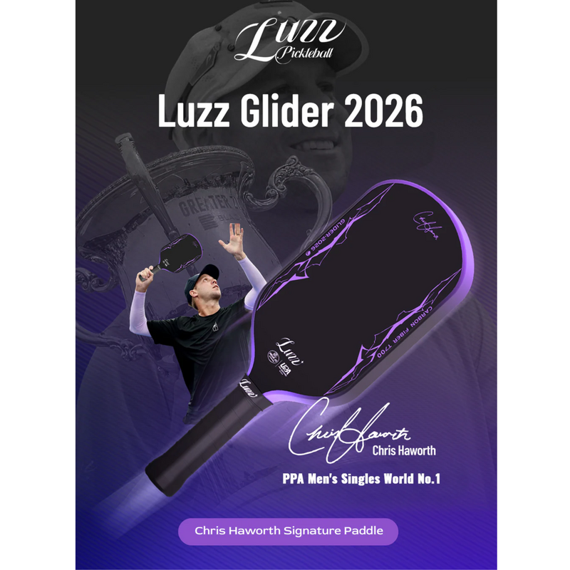 Luzz Glider Chris Haworth 2026 pickleball paddle