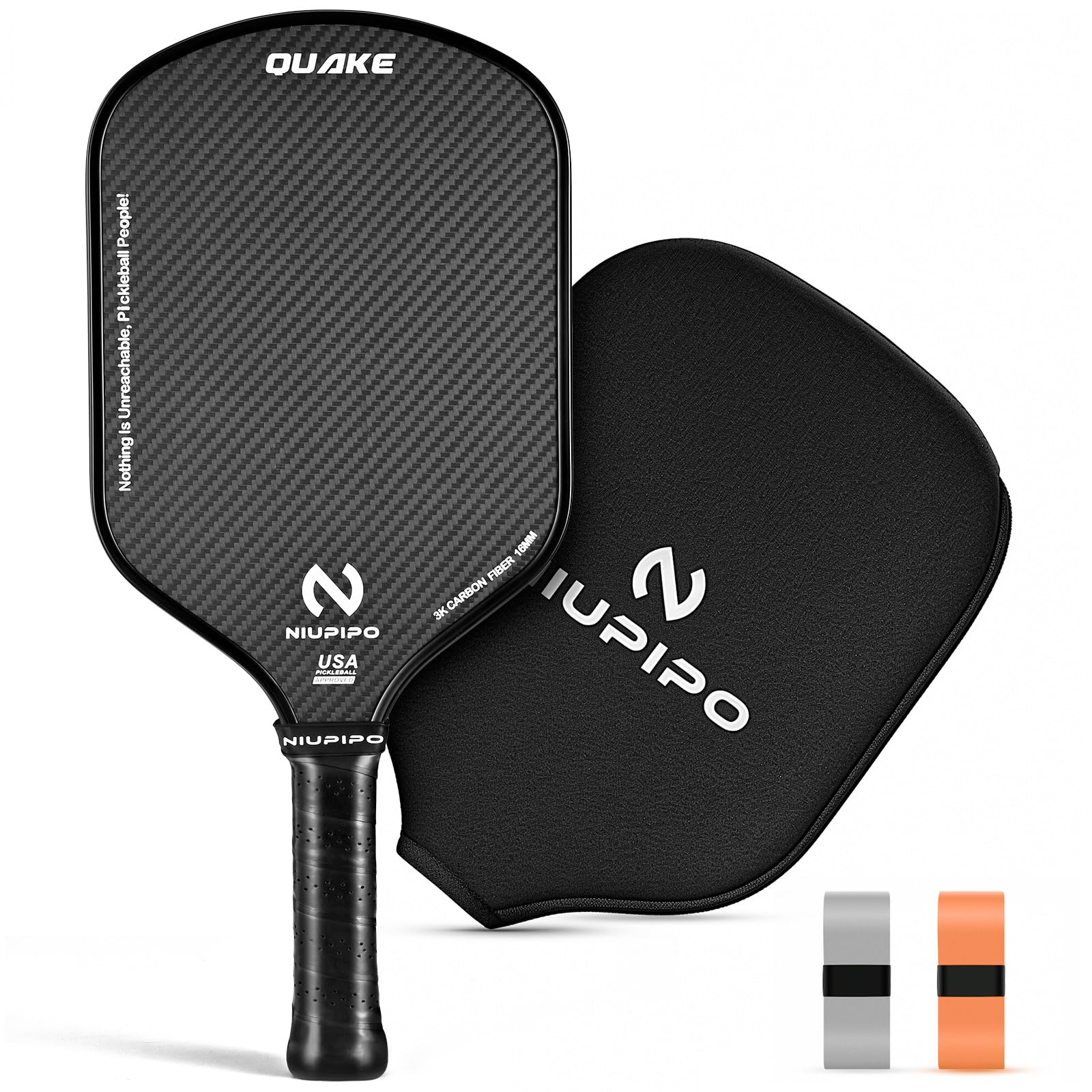 Niupipo Quake 3K Carbon pickleball paddle