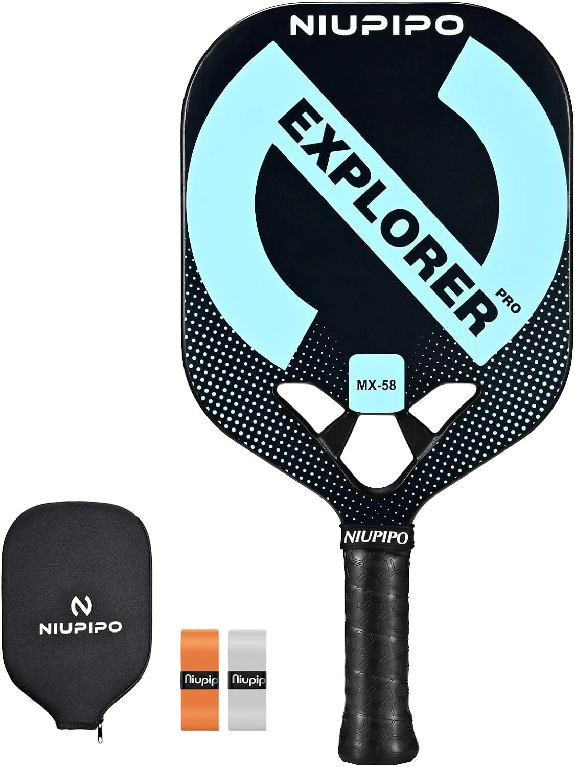 Raquete de pickleball Niupipo MX-58 Graphite
