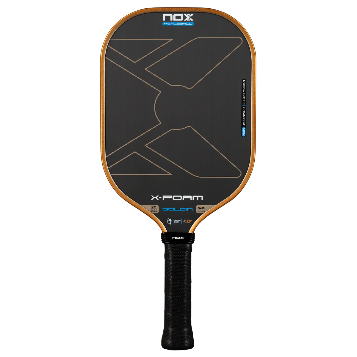 Raquete de pickleball NOX X-Foam Goldin 14mm