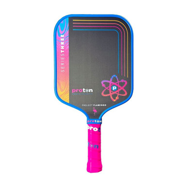 Raquete de pickleball Proton Series Three Project Flamingo 13mm Widebody