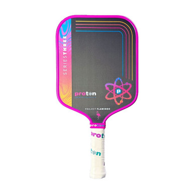 Raquete de pickleball Proton Series Three Project Flamingo 15mm Widebody