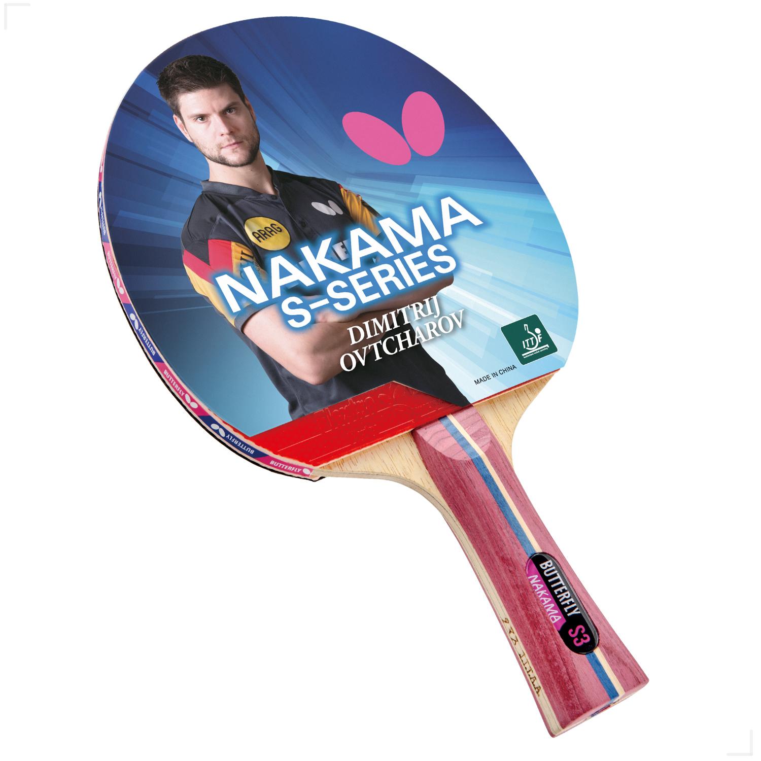 Butterfly Nakama S-3 table tennis paddle