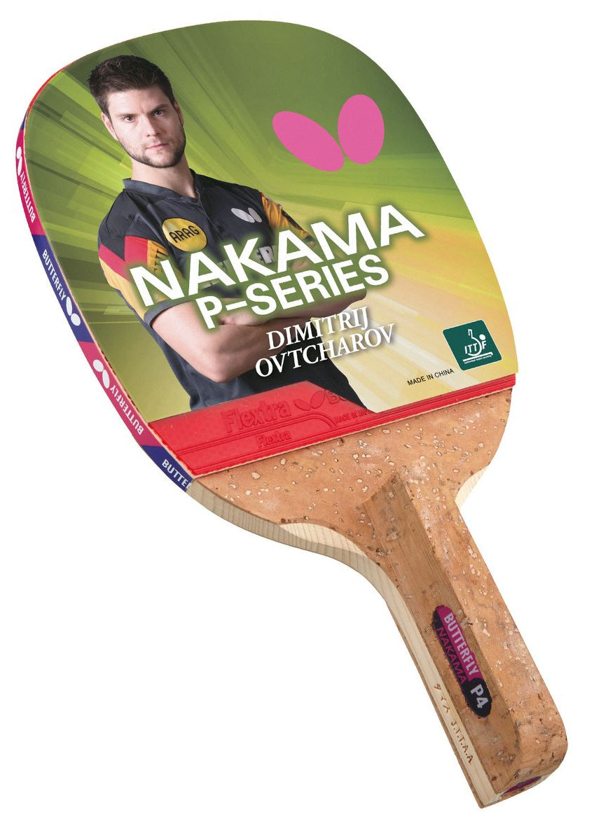 Raquete de tênis de mesa Butterfly Nakama P-4