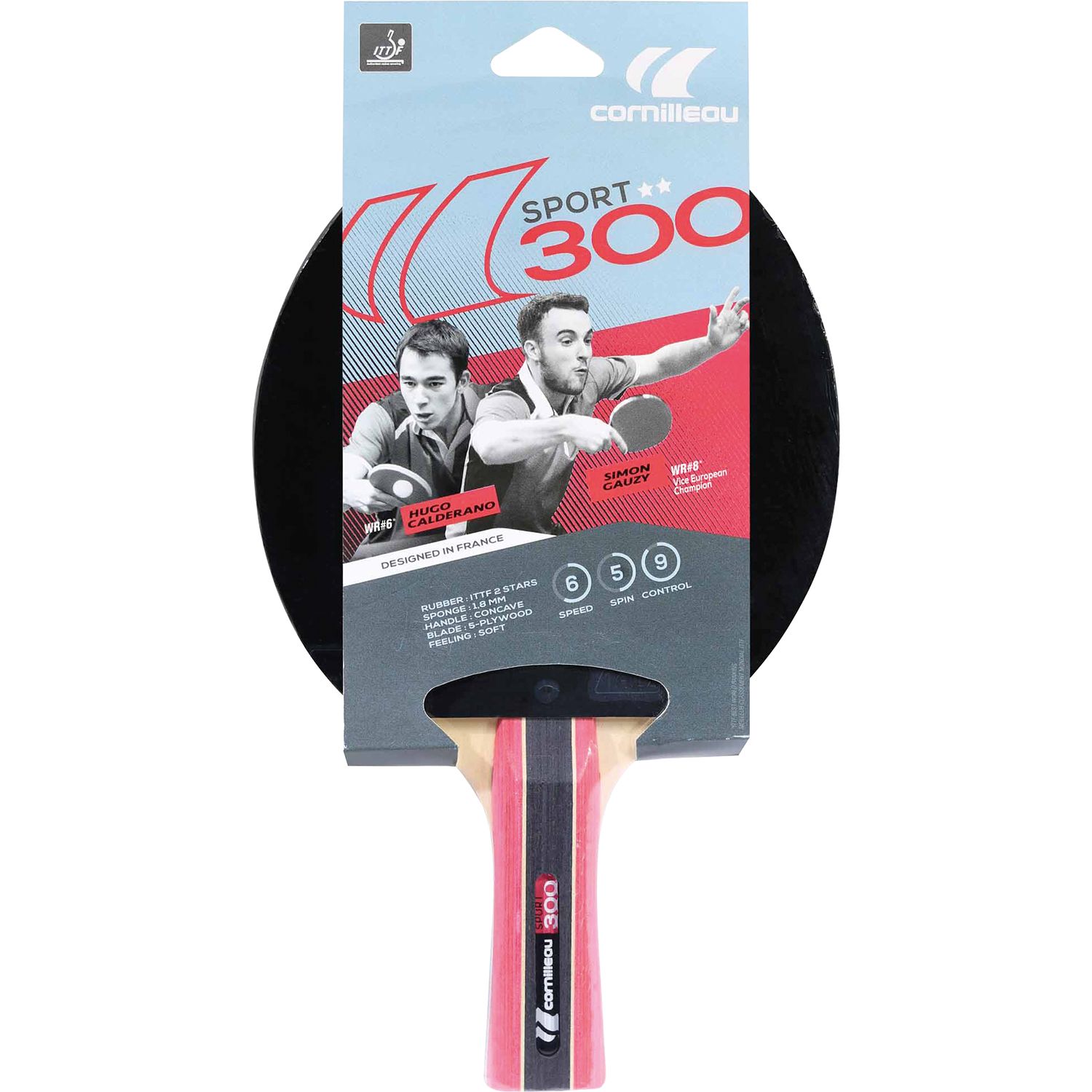 Cornilleau Sport 300 table tennis paddle, photo 2