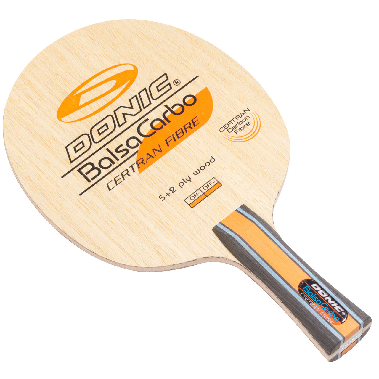 Raquete de tênis de mesa Donic Balsa Carbo Certran Fibre