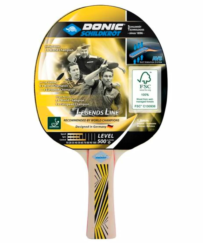 Raquete de tênis de mesa Donic Legends Line 500